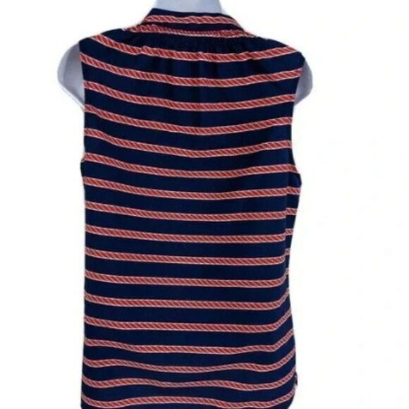 Nautical Rope Macbeth Collection Top Shirt M - Picture 2 of 7